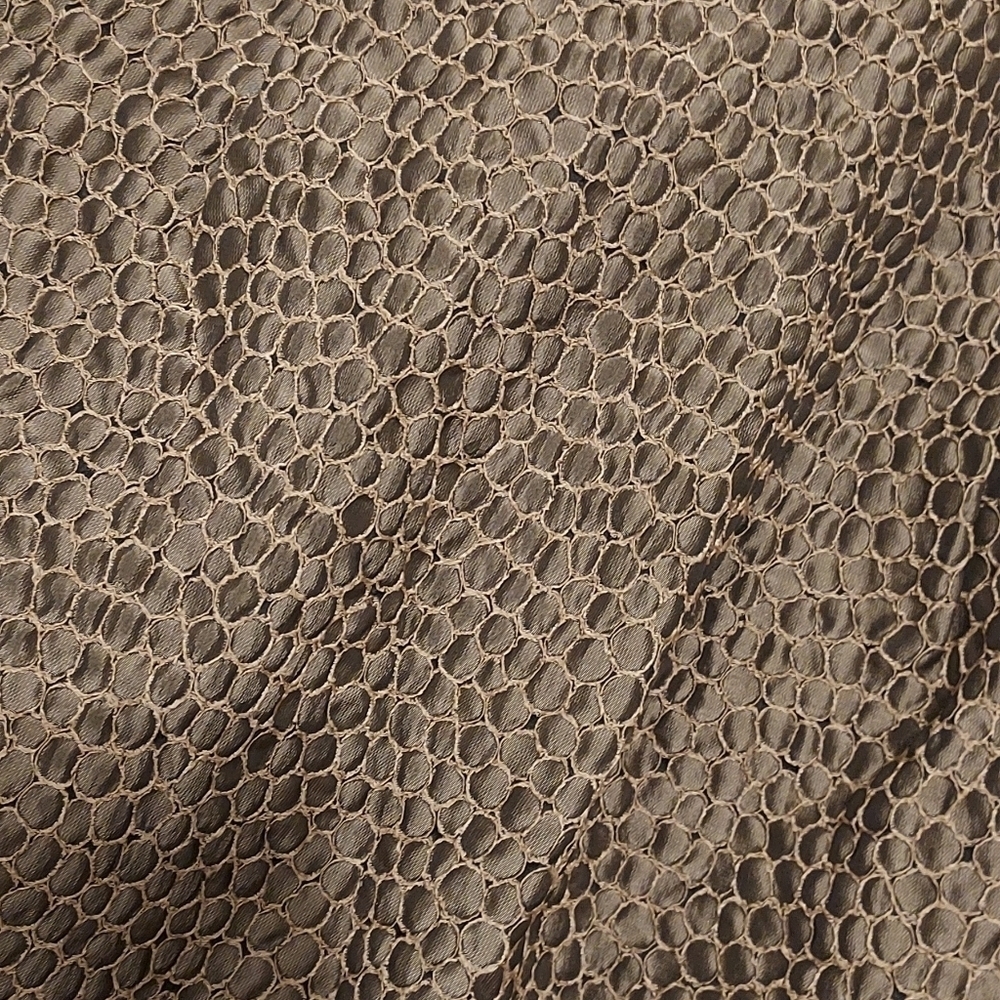 Elegant Textured Brown Dress - Picture 2 of 6